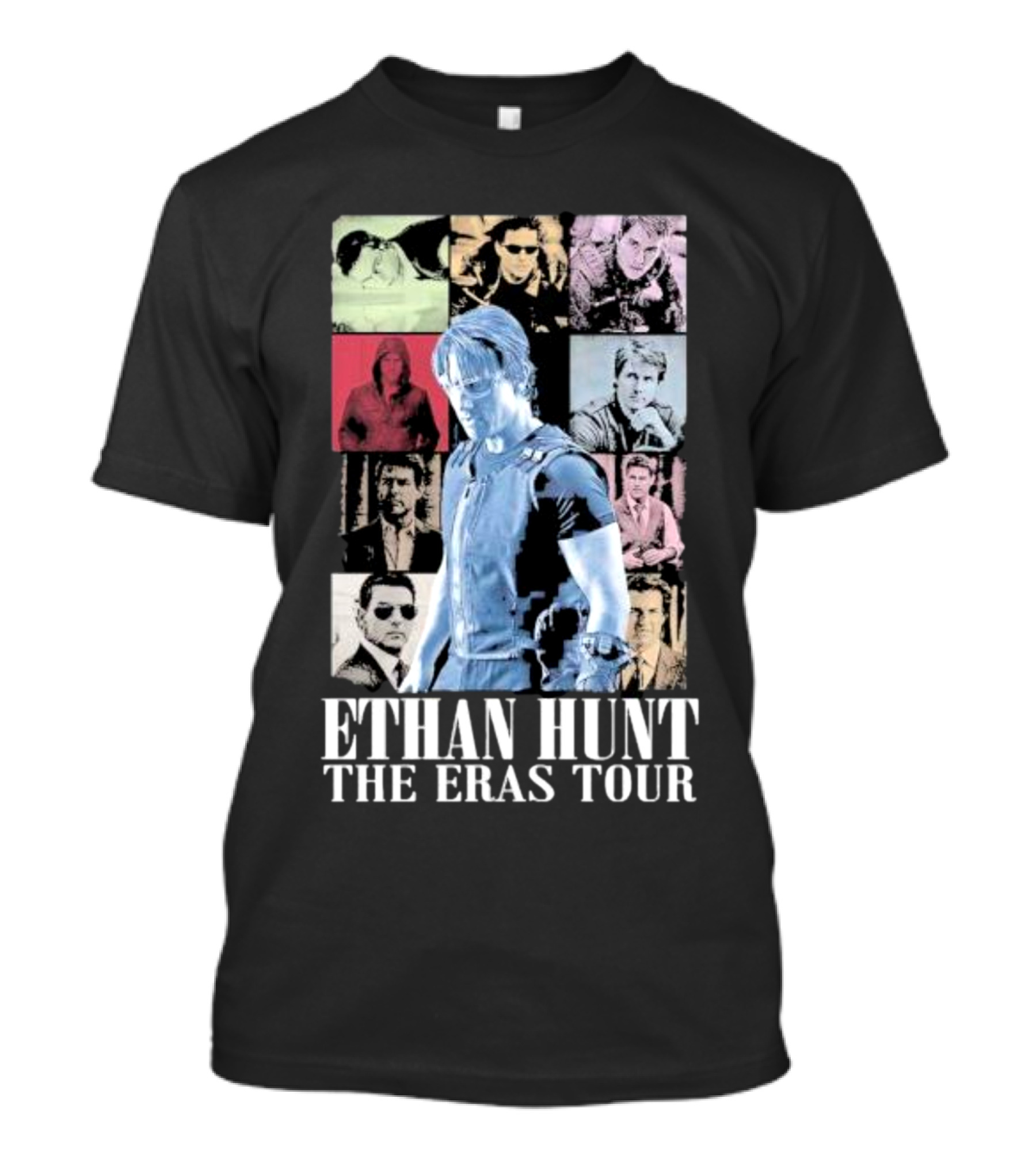 Ethan Hunt The Eras Tour Movie Montage T-Shirt