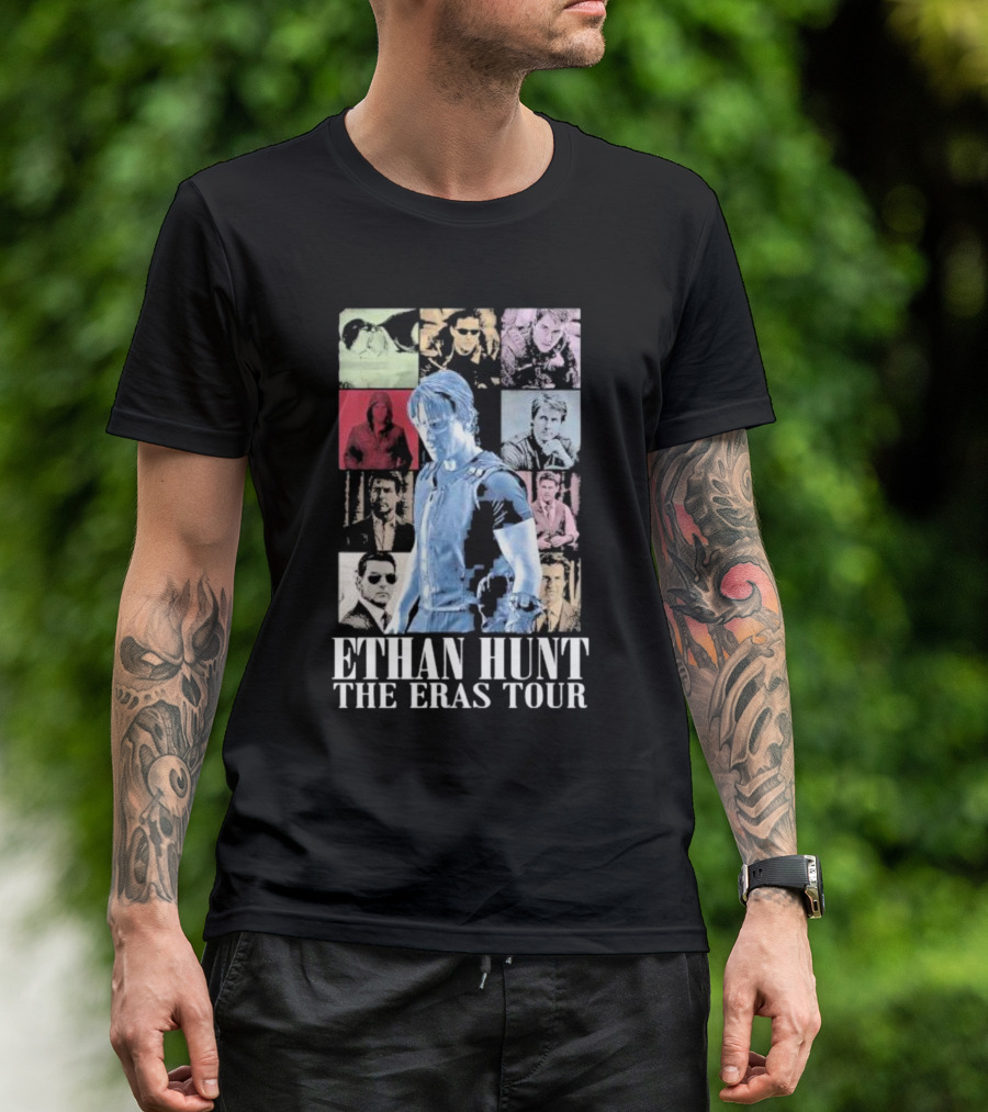 Ethan Hunt The Eras Tour Movie Montage T-Shirt