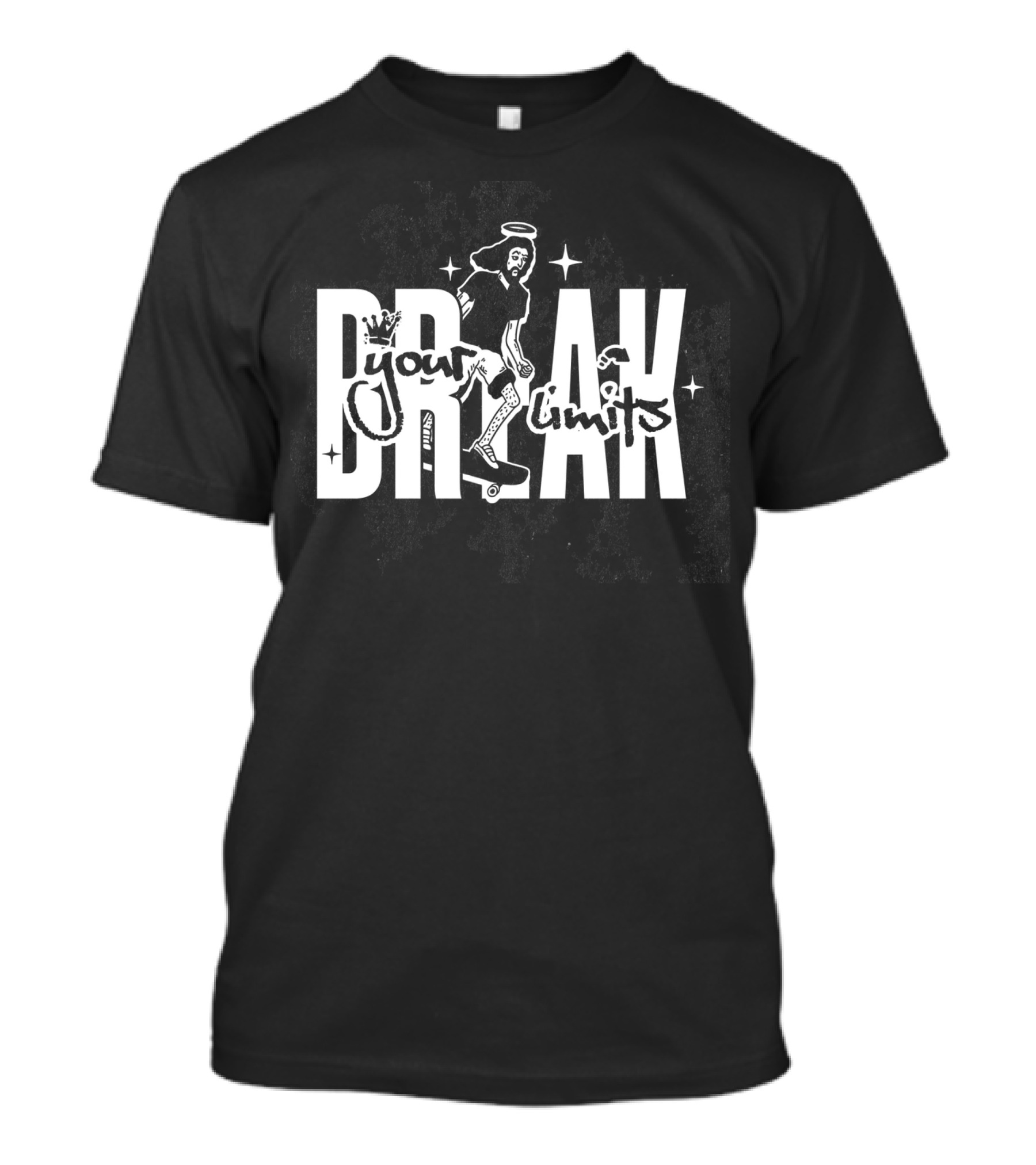Break Your Limits Skateboard Angel T-Shirt