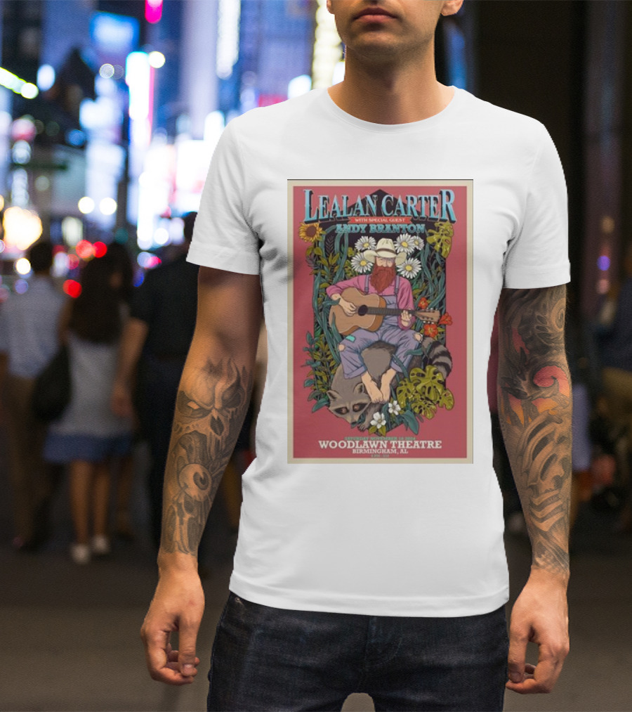 Lealan Carter With Special Guest Raddy Brandon November 16 2024 Woodlawn Theatre Birmingham AL T-Shirt