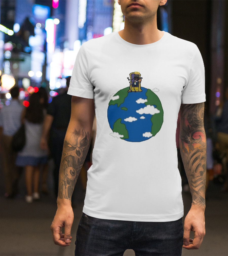 King Of The World James Throne On Earth T-Shirt