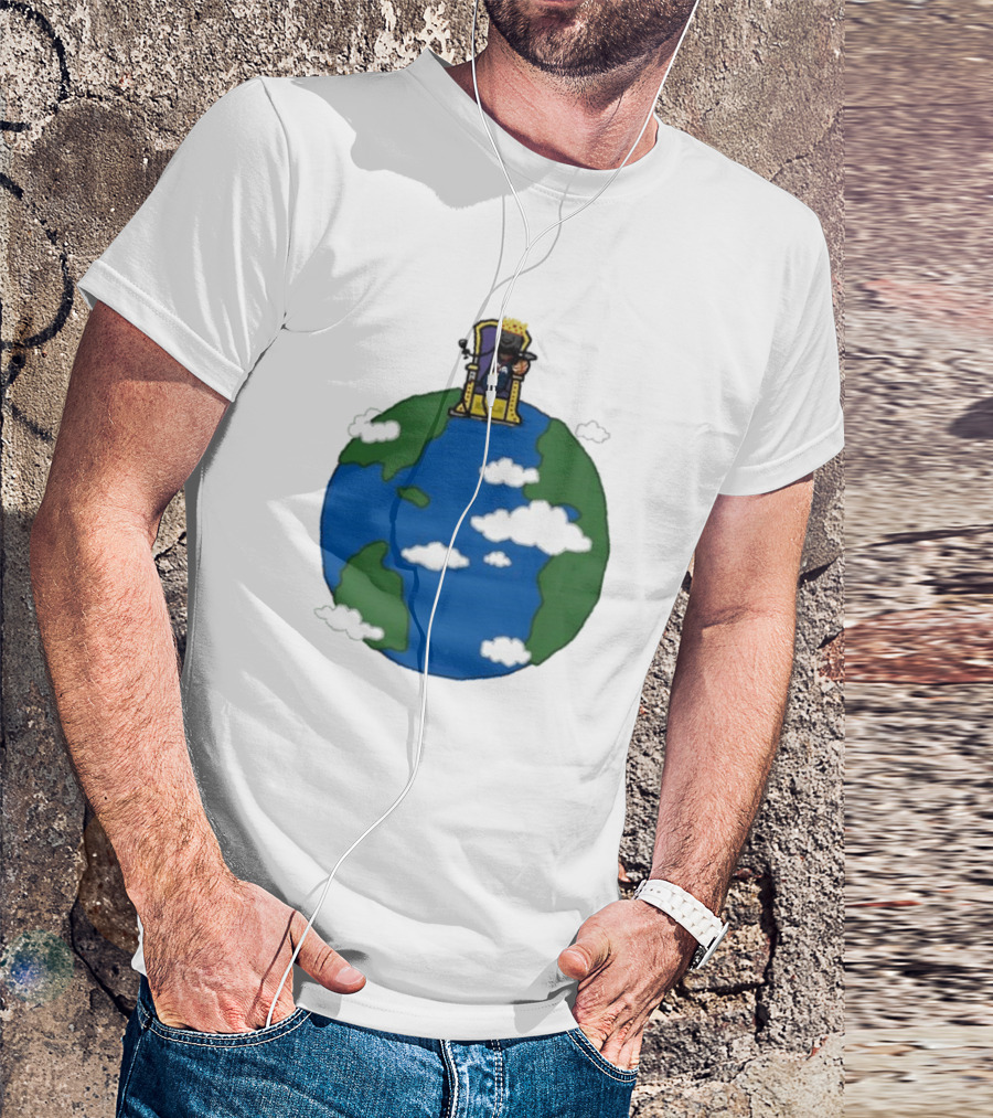 King Of The World James Throne On Earth T-Shirt