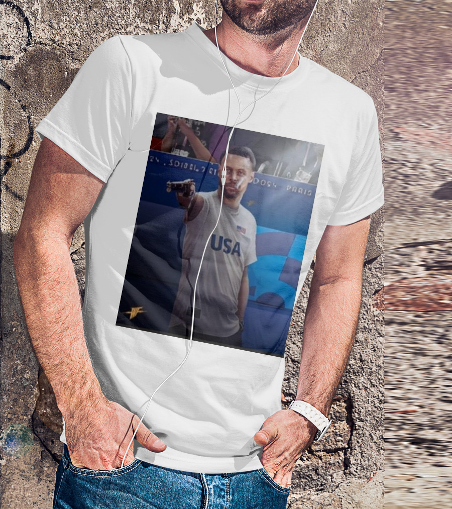 Stephen Curry USA Olympic Shooters Shoot T-Shirt