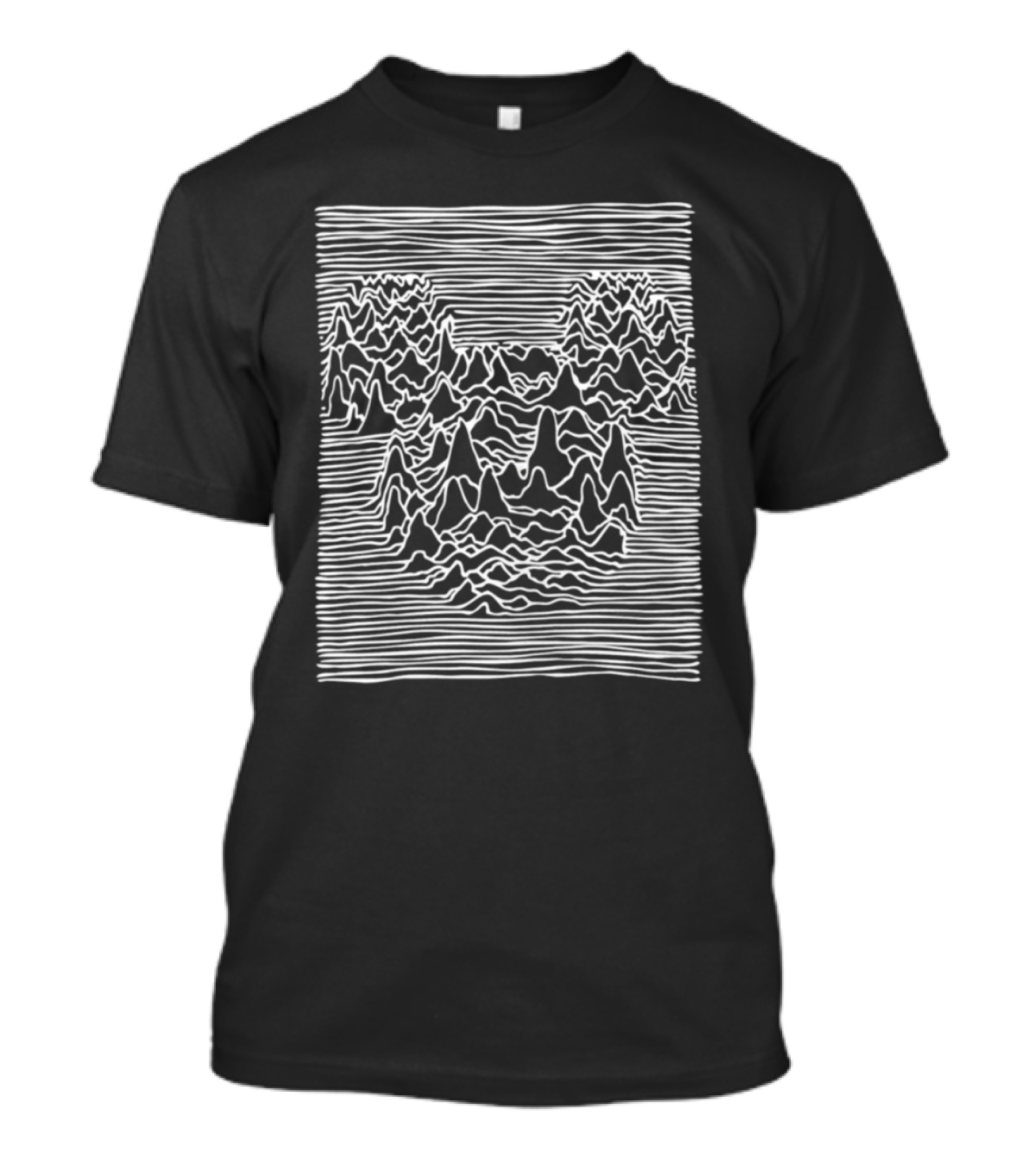 Vintage Joy Division Mickey Mouse Unknown Pleasures Waveform T-Shirt