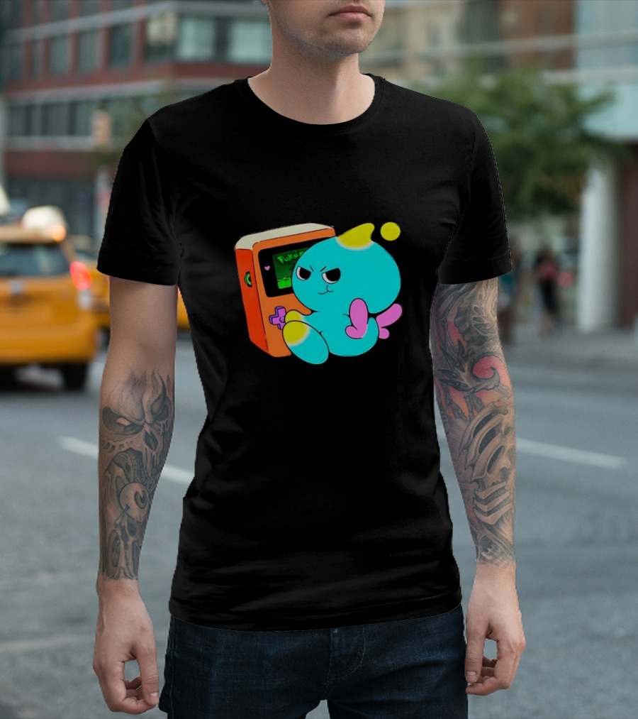 You Keep Playing Ur Silly Little Games Cute Character with Game Device T-Shirt