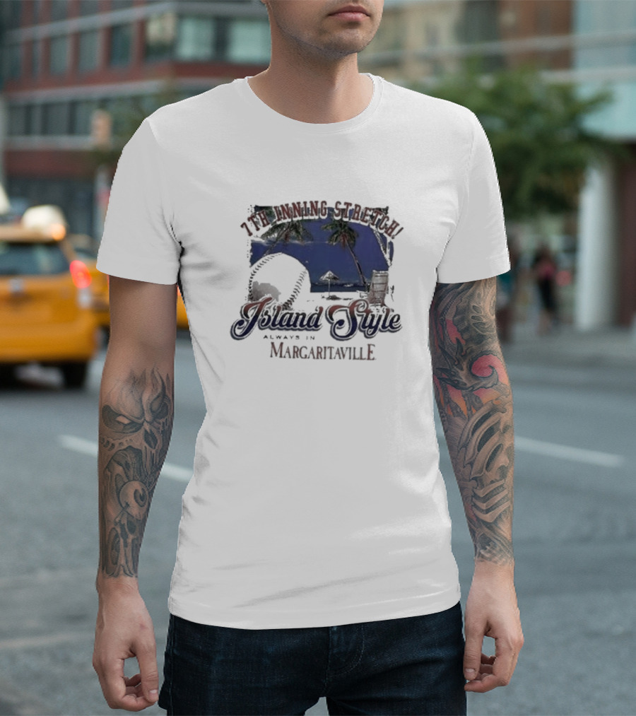 Philadelphia Phillies Island Style 7th Inning Stretch Always In Margaritaville T-Shirt