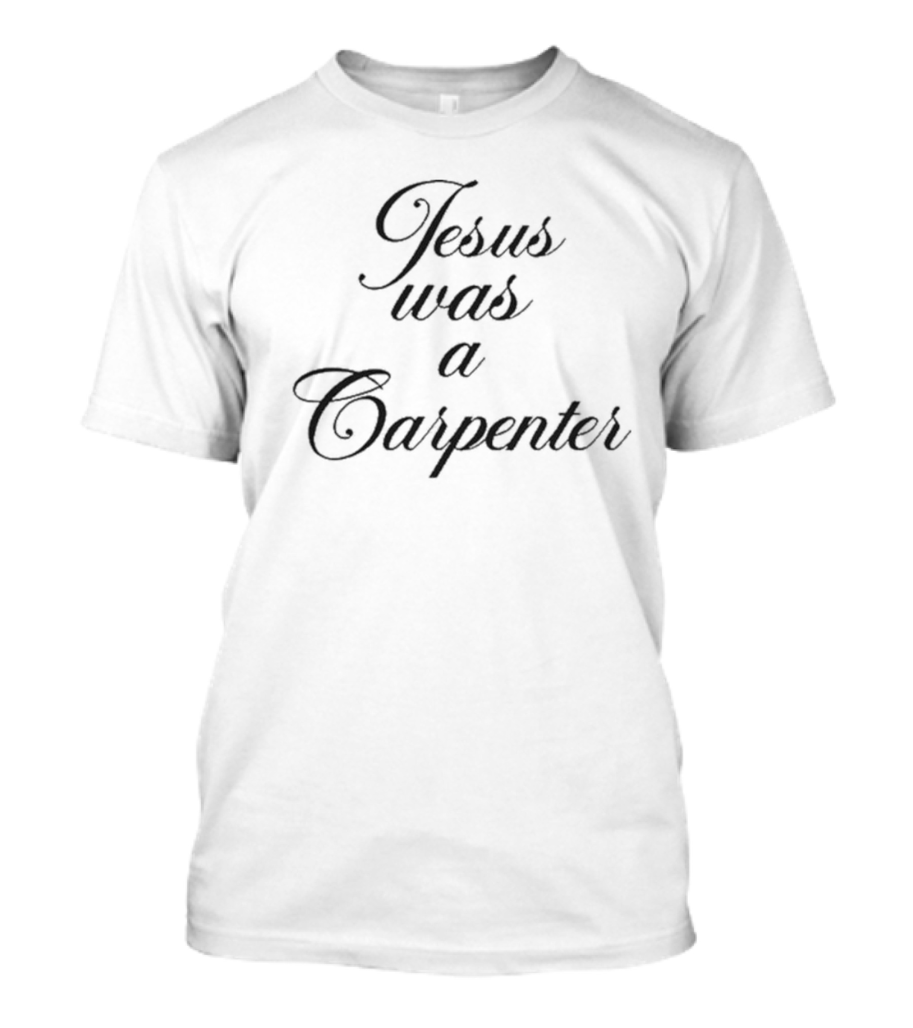 Sabrina Carpenter Jesus Was A Carpenter Text T-Shirt
