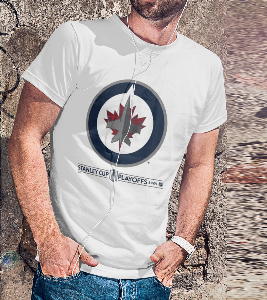 Winnipeg Jets Stanley Cup Playoffs 2024 Logo Jets Hockey T-Shirt