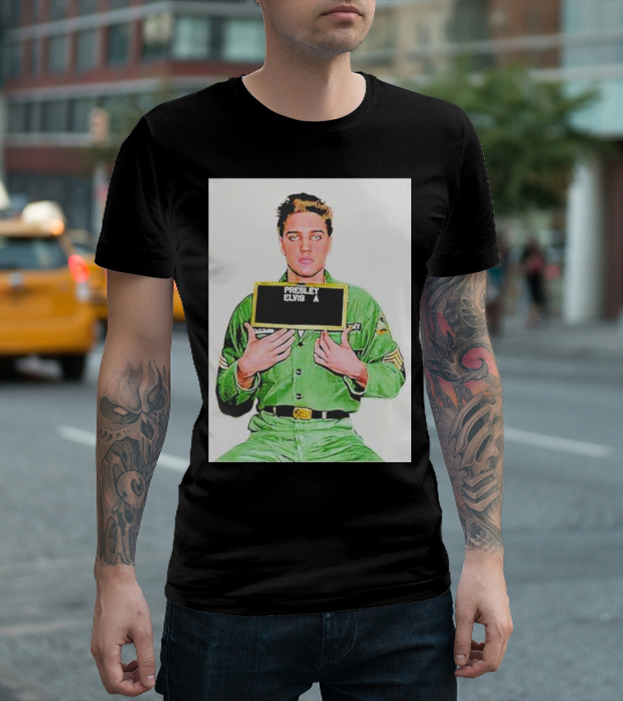 Elvis Presley Army Photo 1960 T-Shirt
