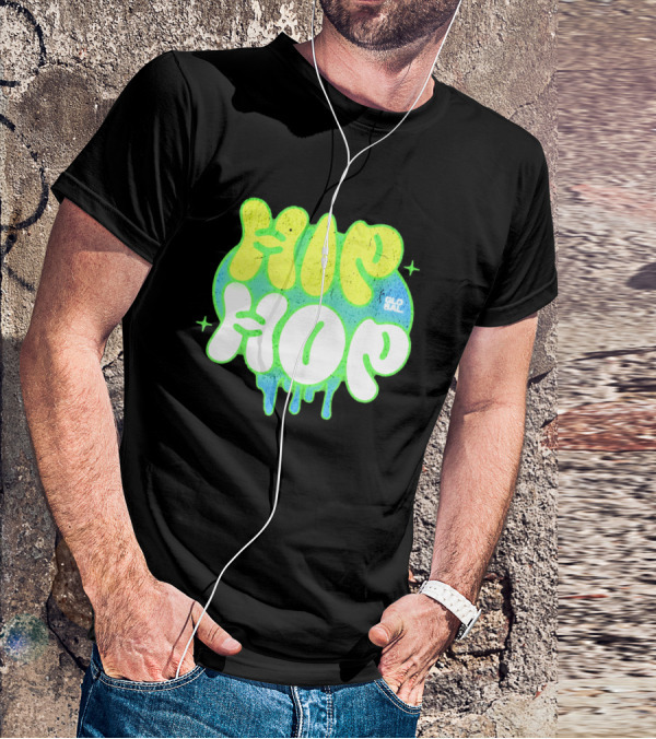 HIP HOP GLOBAL Drip Style Graffiti T-Shirt