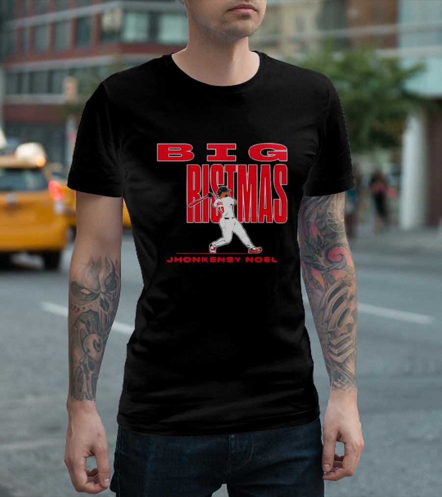Jhonkensy Noel Cleveland Guardians Big Christmas Bigrismas T-Shirt