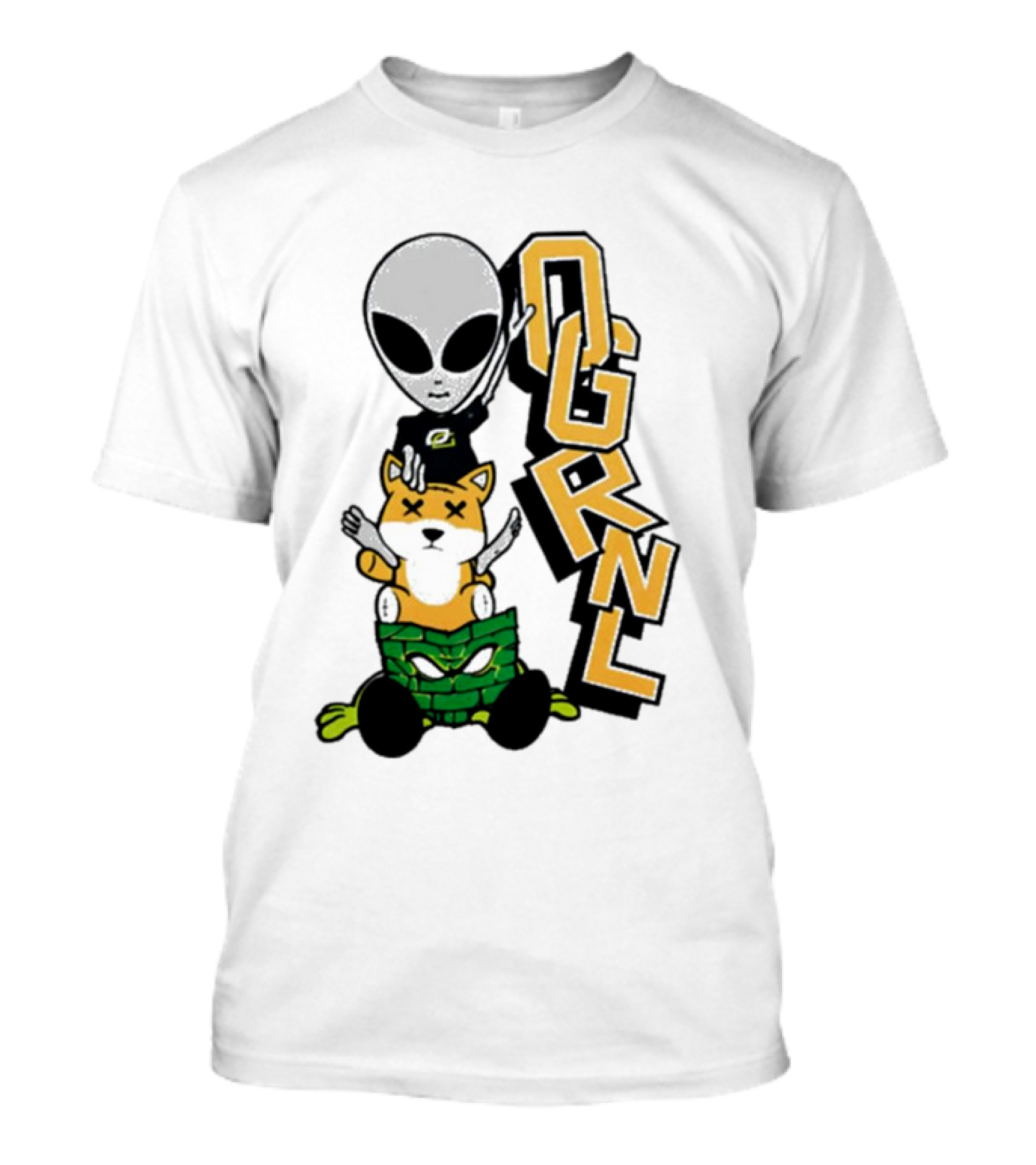 Optic Day 2024 Alien RNL Gaming Stacked Characters T-Shirt