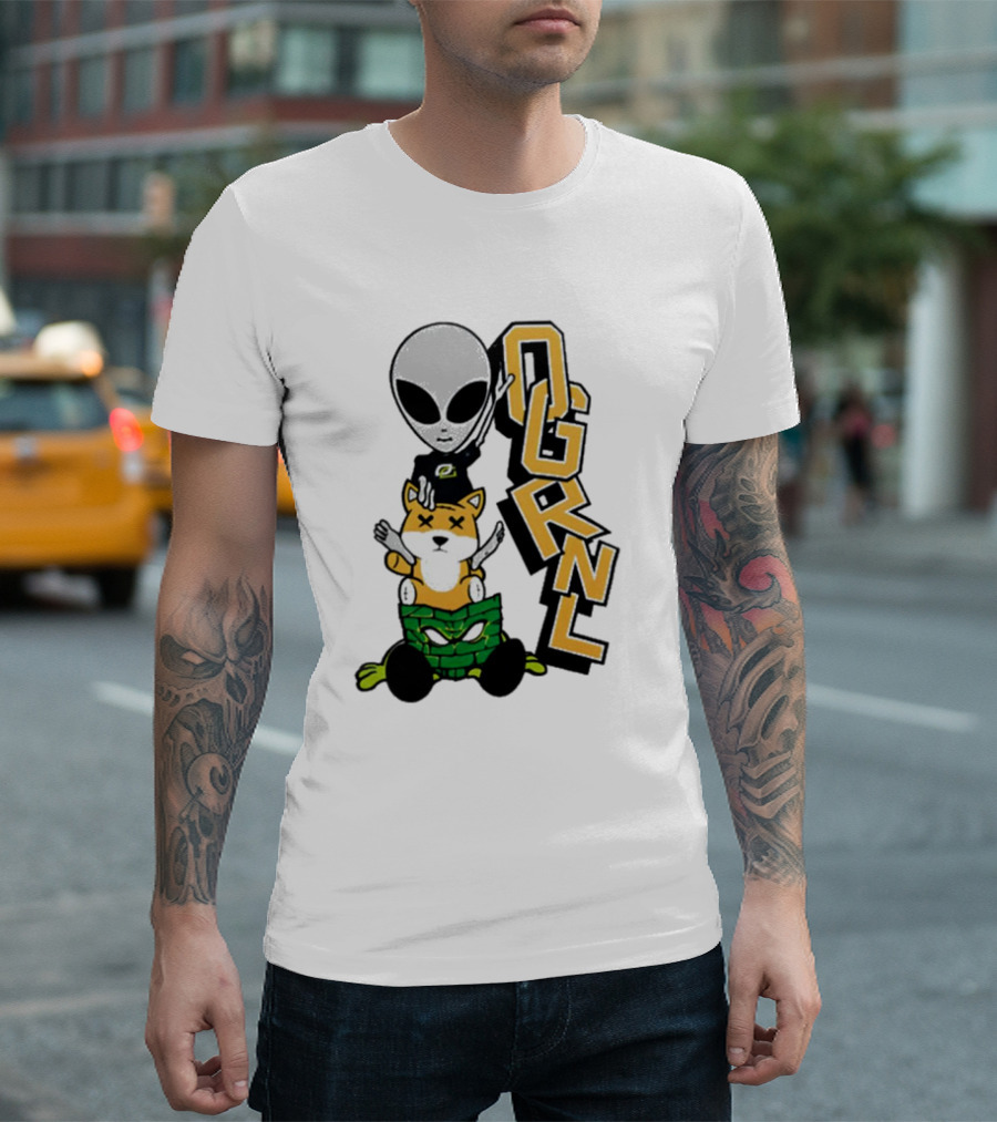 Optic Day 2024 Alien RNL Gaming Stacked Characters T-Shirt