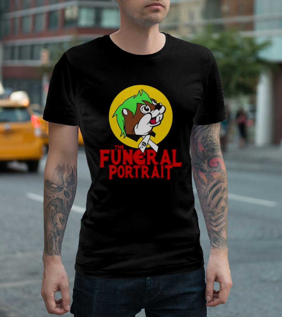 Buc-Ee’s The Funeral Portrait Skull Ribbon T-Shirt