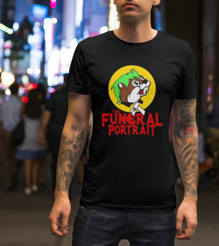 Buc-Ee’s The Funeral Portrait Skull Ribbon T-Shirt