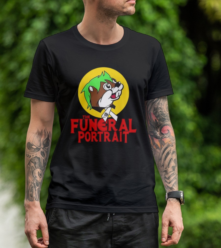 Buc-Ee’s The Funeral Portrait Skull Ribbon T-Shirt