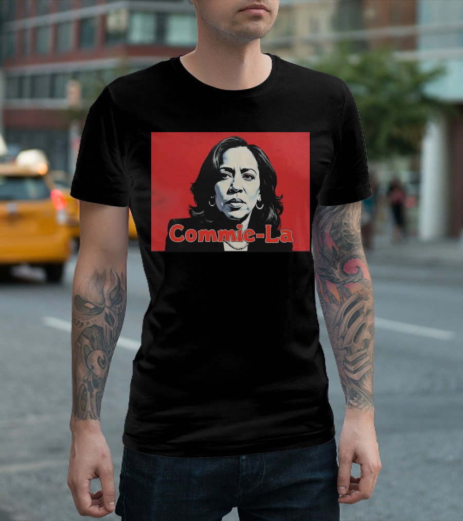 Kamala Harris Commie-La Propaganda T-Shirt