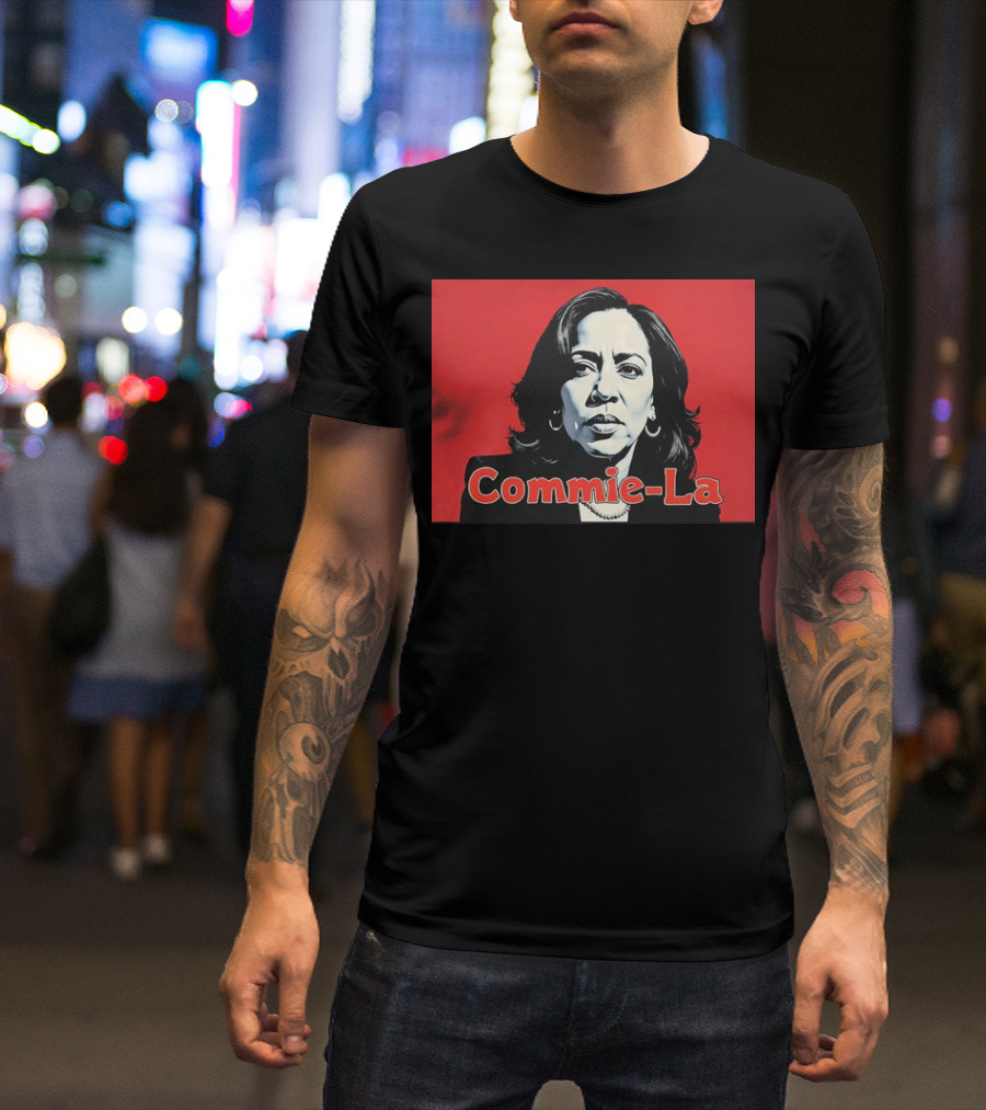 Kamala Harris Commie-La Propaganda T-Shirt