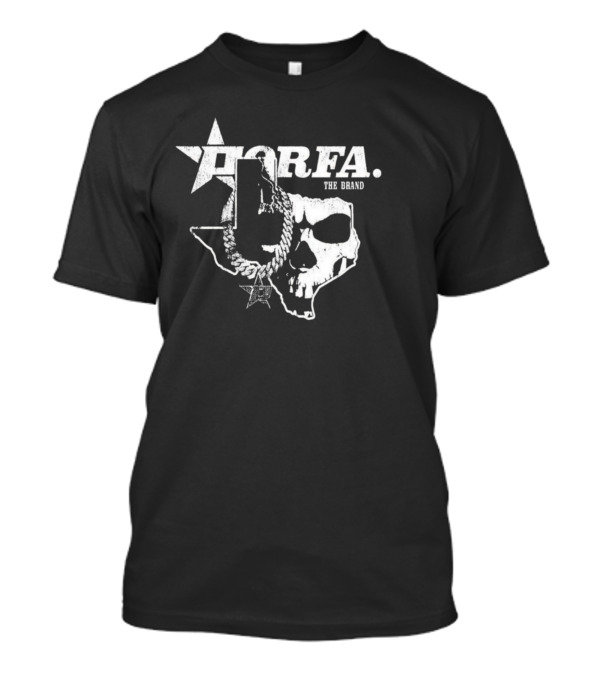 Porfa The Brand Texas Chain Skull Star T-Shirt