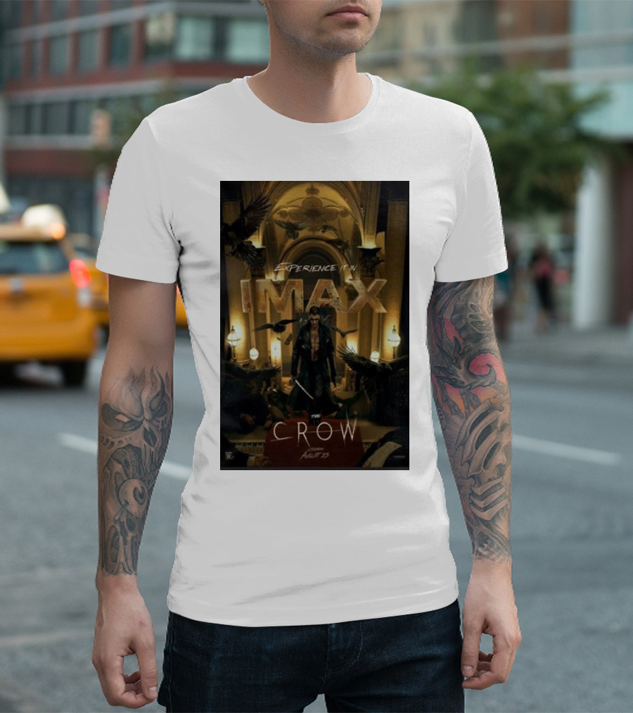 IMAX Experience The Crow True Love Never Dies Starring Bill Skarsgard In Theaters August 23rd T-Shirt