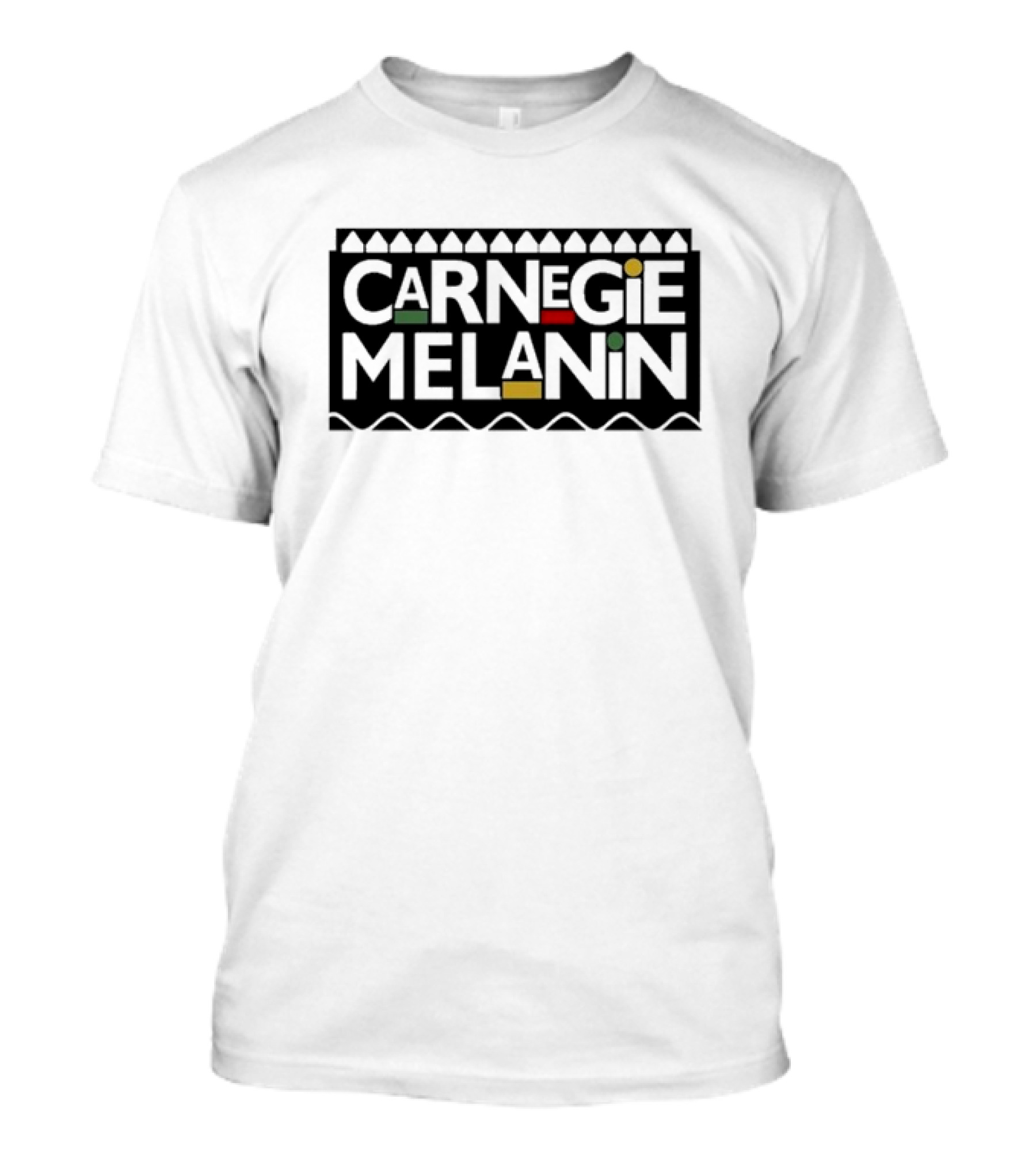 Carnegie Melanin African Heritage Pride Text T-Shirt