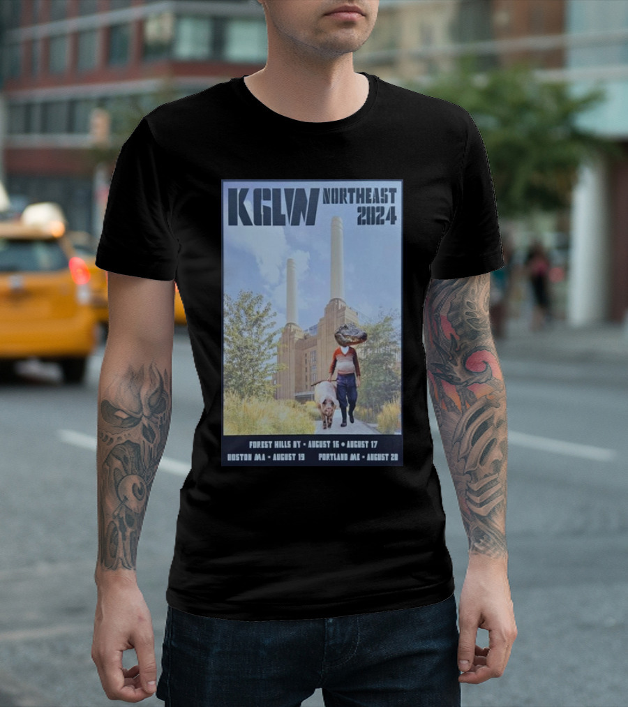KGLW Northeast 2024 Tour Forest Hills NY Boston MA Portland ME August 16-21 T-Shirt