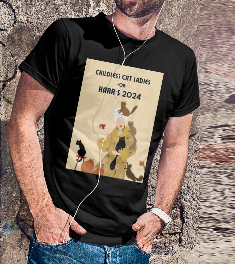 Childless Cat Ladies For Harris T-Shirt