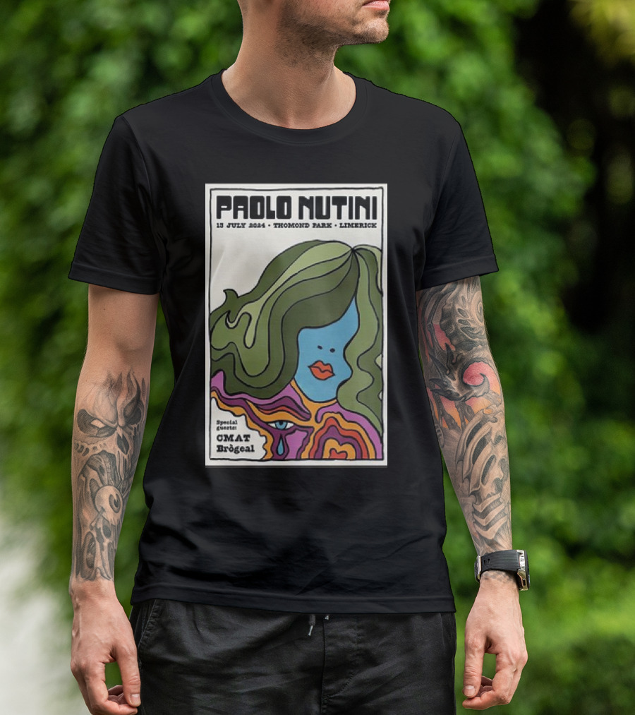 Paolo Nutini July 13 2024 Thomond Park Limerick Special Guests CMAT Brógéal T-Shirt