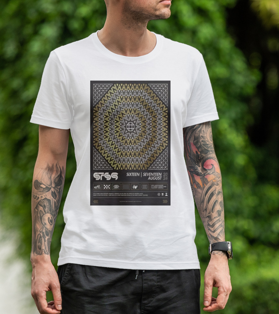STS9 Sixteen Seventeen August 2024 Flagstaff AZ Geometric T-Shirt