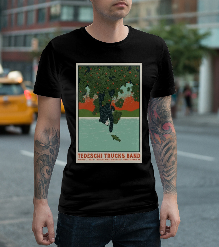 Tedeschi Trucks Band August 17 2024 The Pavilion at Star Lake Burgettstown PA T-Shirt