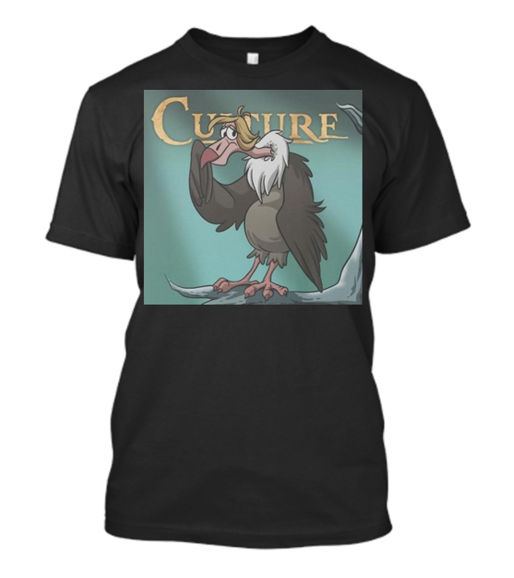 Colt Graves Shop Culture Vulture Cartoon Bird T-Shirt