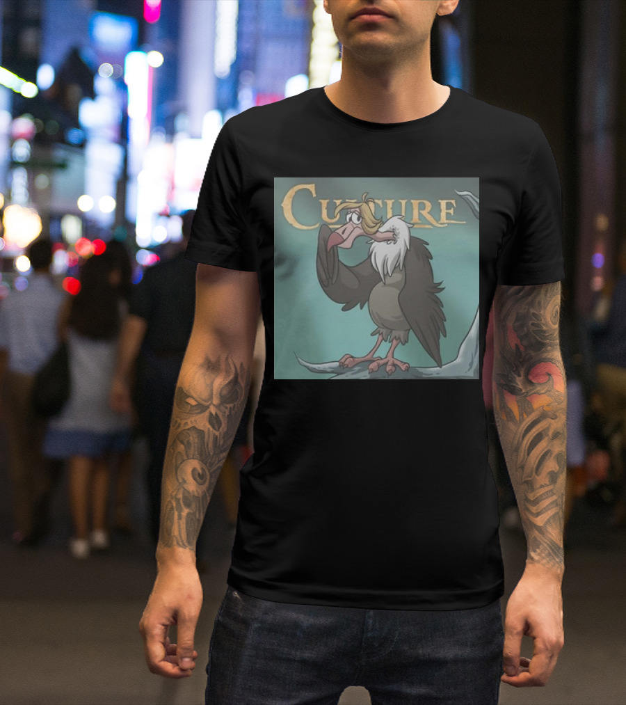 Colt Graves Shop Culture Vulture Cartoon Bird T-Shirt