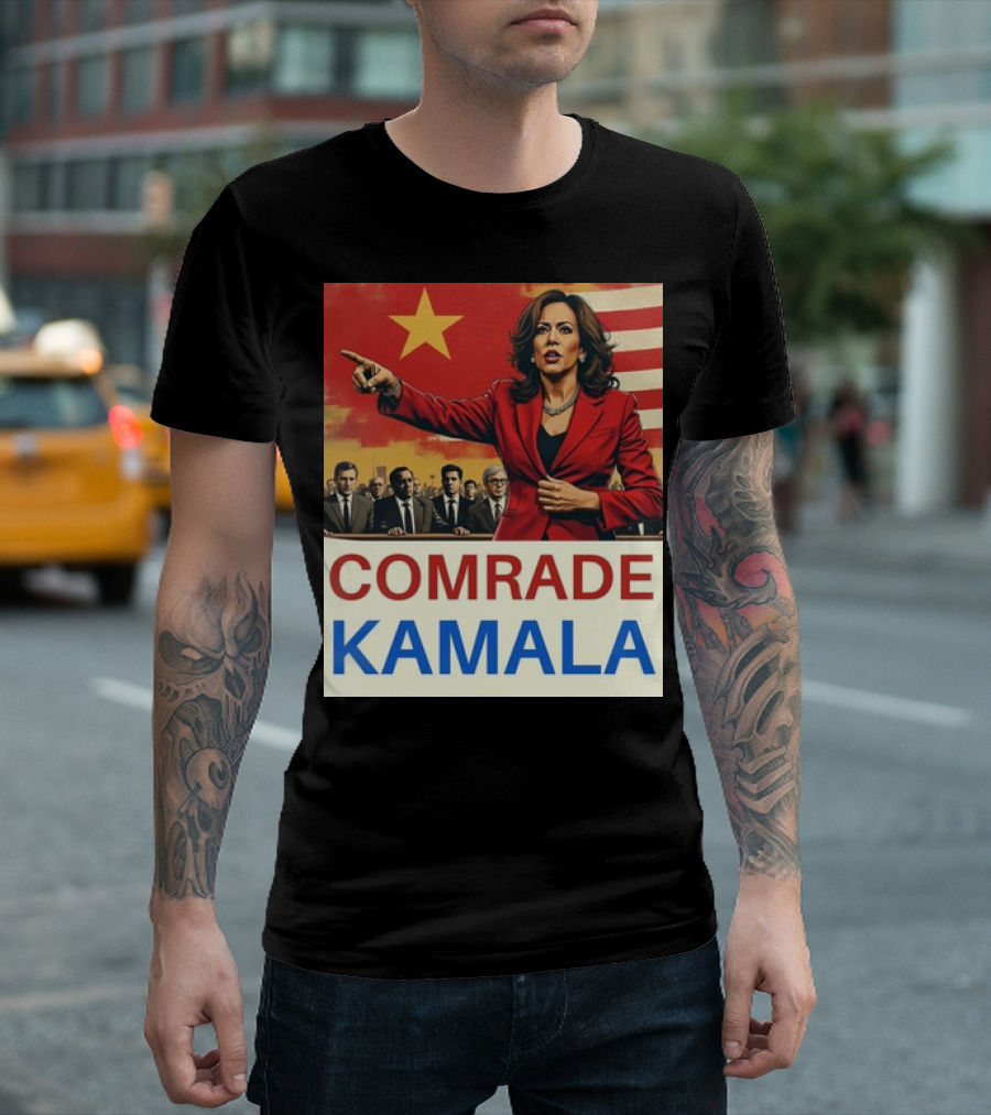 Comrade Kamala 2024 Soviet Style Propaganda T-Shirt