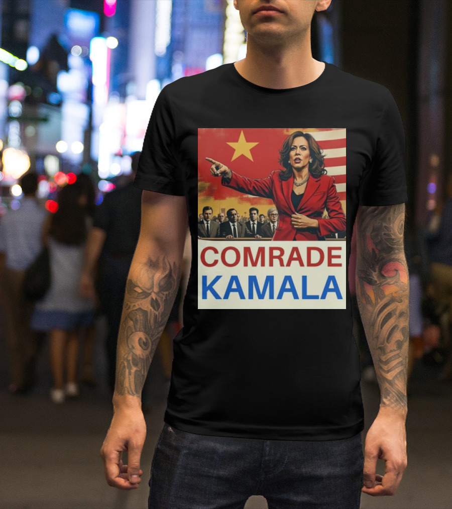 Comrade Kamala 2024 Soviet Style Propaganda T-Shirt