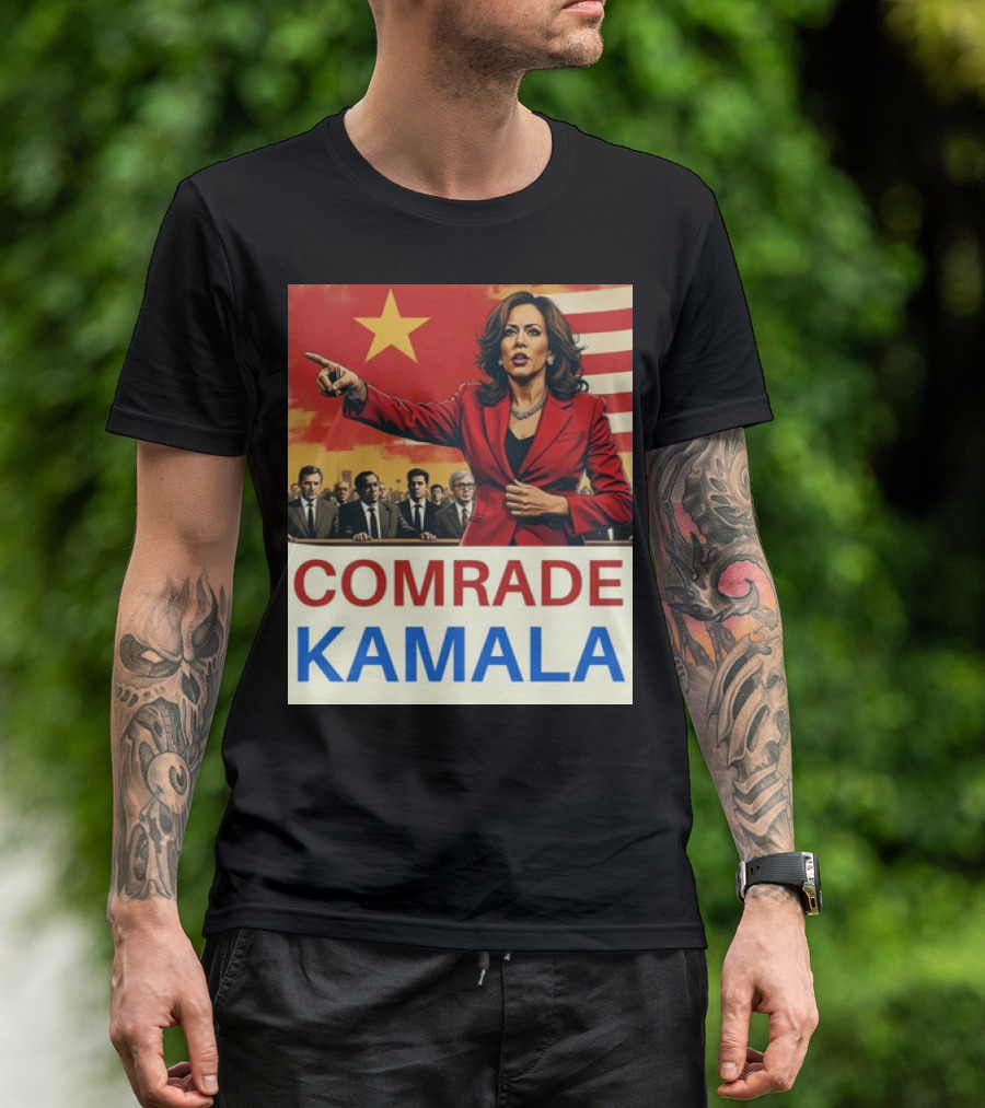 Comrade Kamala 2024 Soviet Style Propaganda T-Shirt