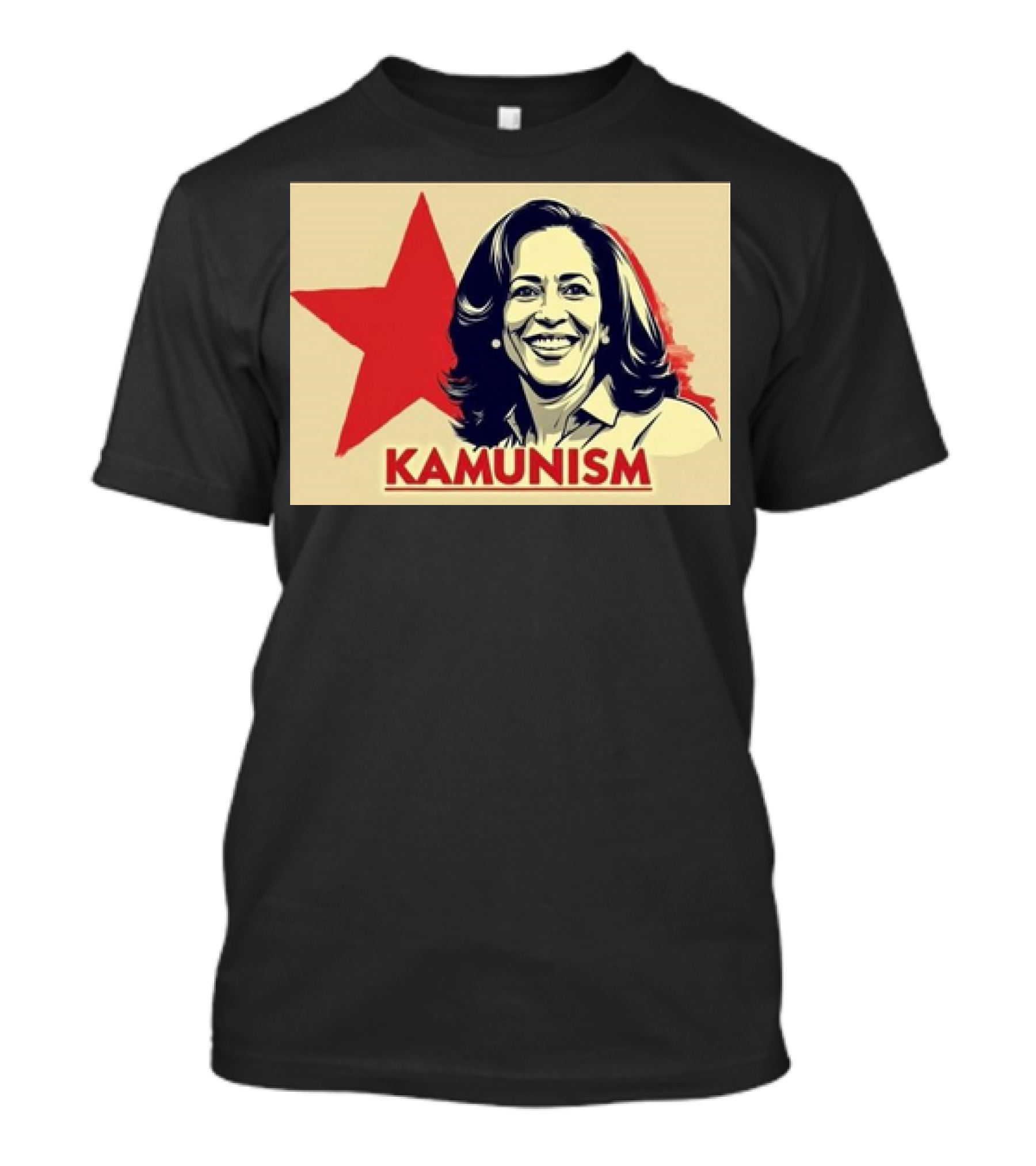 Kamala Harris Kamunism Red Star T-Shirt