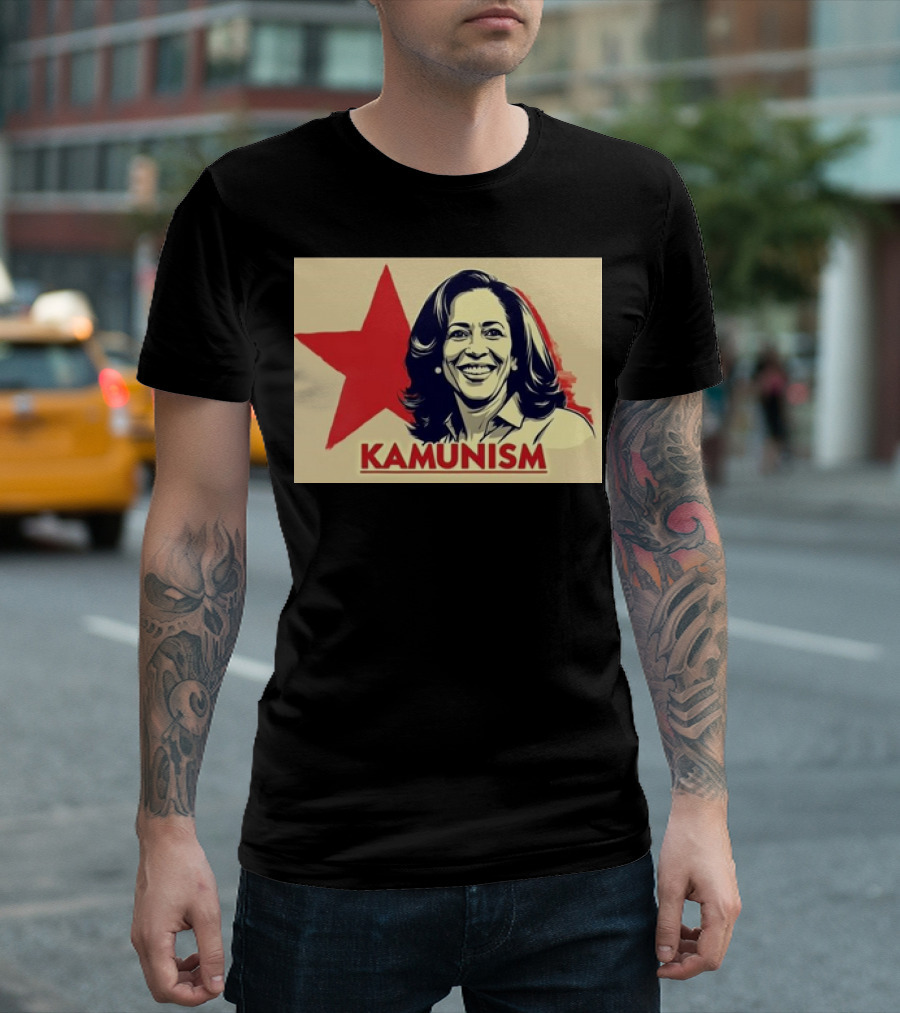 Kamala Harris Kamunism Red Star T-Shirt