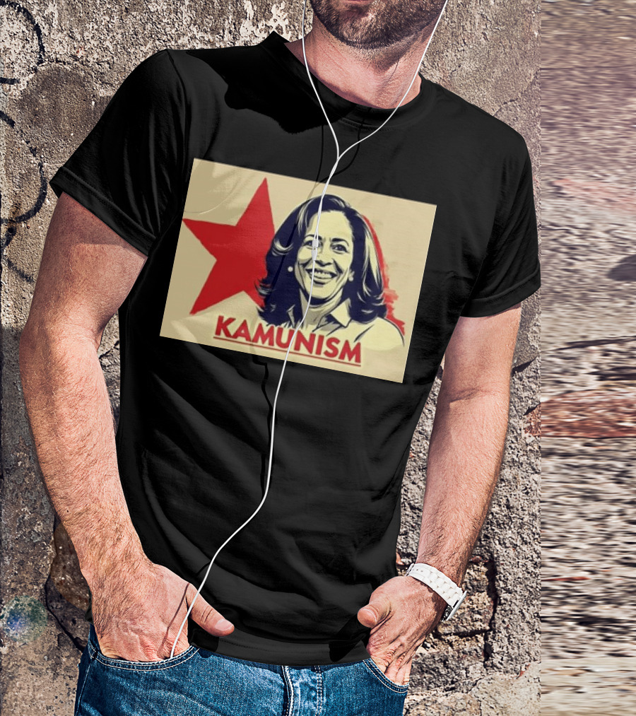Kamala Harris Kamunism Red Star T-Shirt