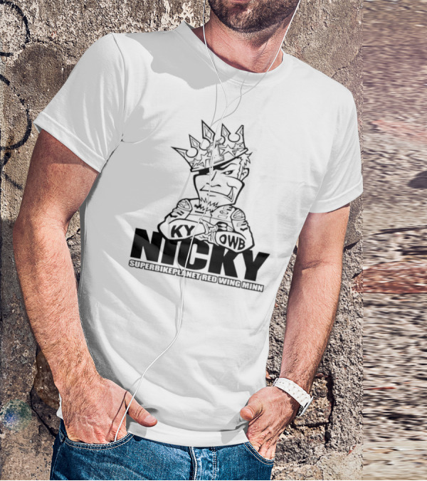 Nicky KY OWB Superbikeplanet Red Wing Minn T-Shirt