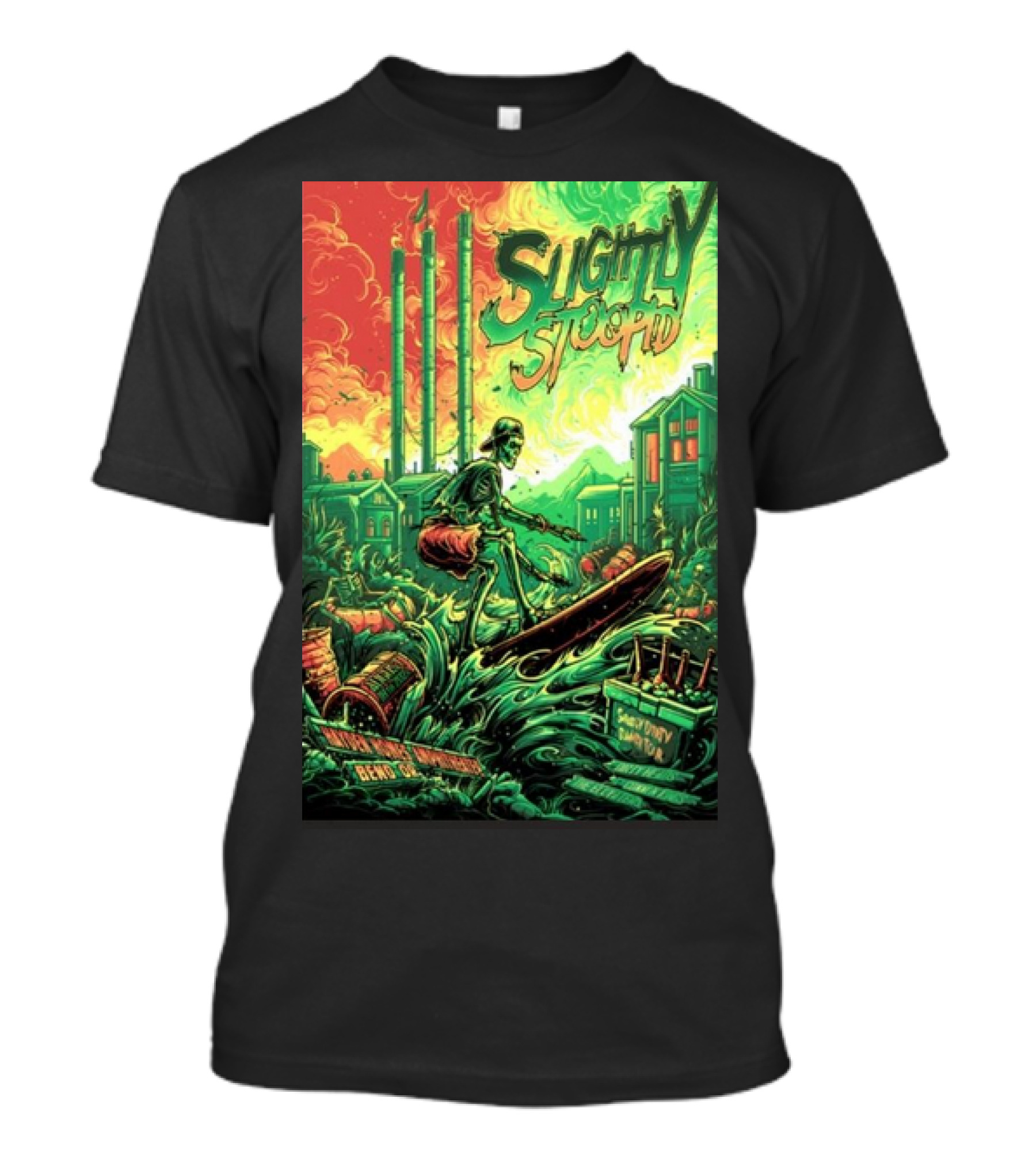 Slightly Stoopid Summer Tour Dirty Heads Common Kings The Elovaters Vibrant T-Shirt