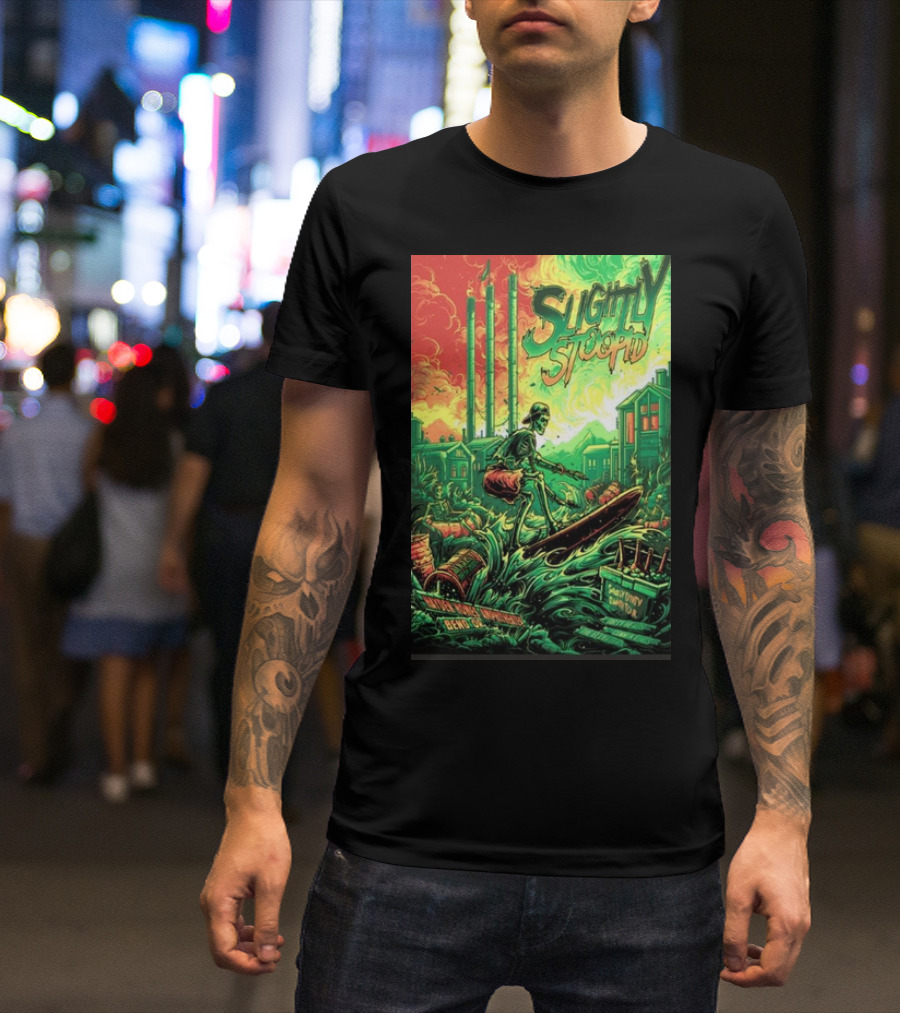 Slightly Stoopid Summer Tour Dirty Heads Common Kings The Elovaters Vibrant T-Shirt