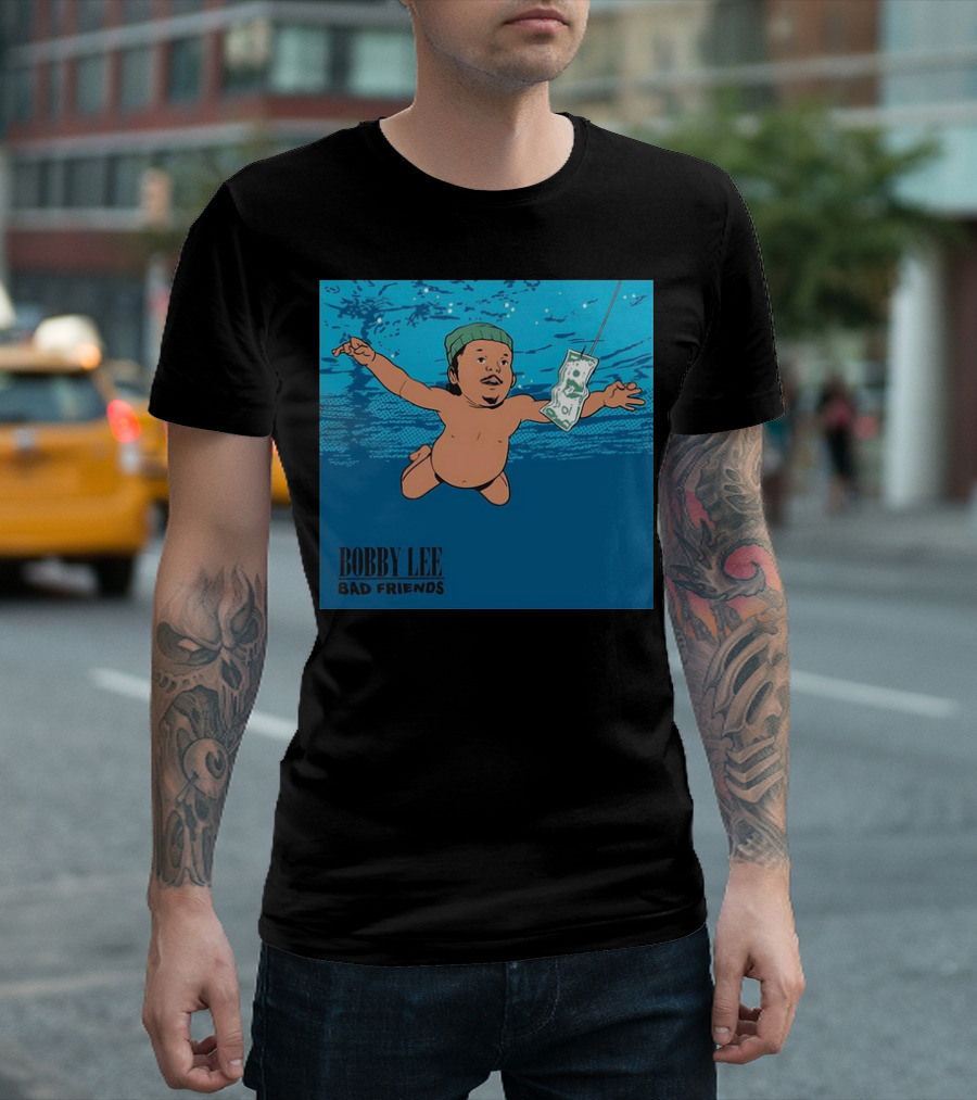 Bobby Lee Bad Friends Nevermind T-Shirt