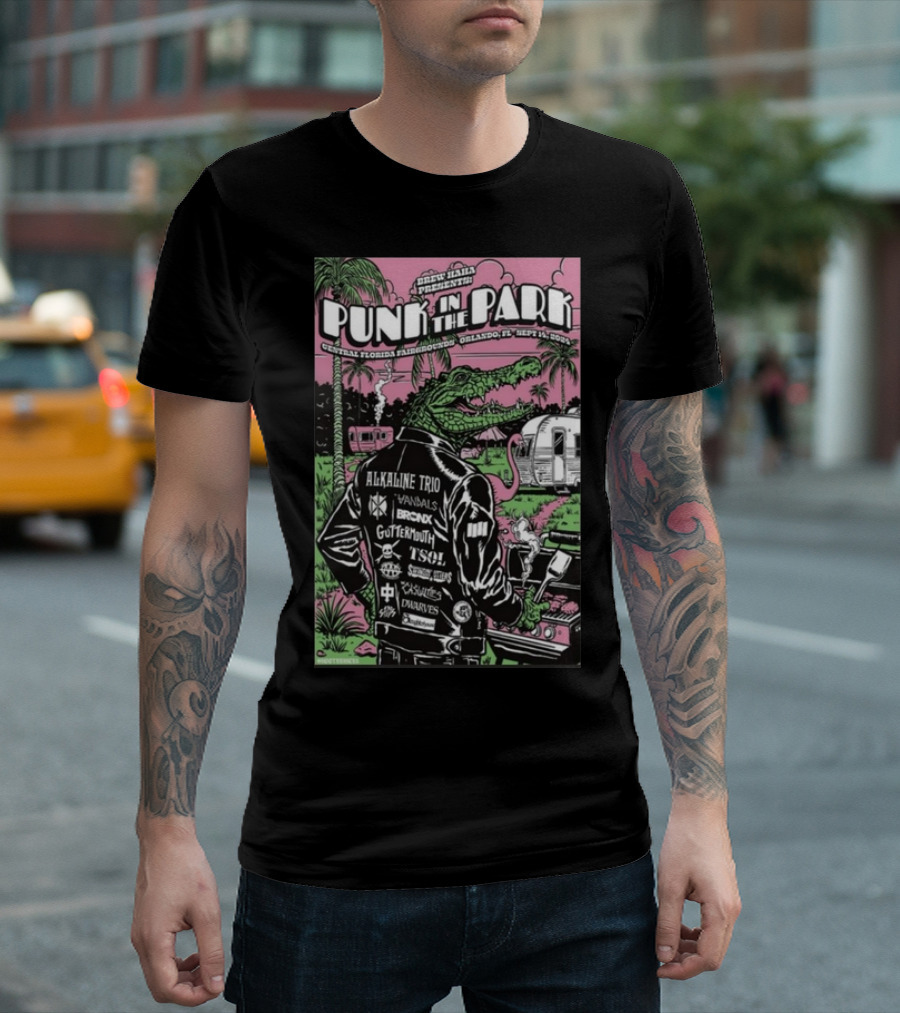 Punk In The Park Central Florida Fairgrounds Alkaline Trio Vandals Orlando Sep 14 T-Shirt