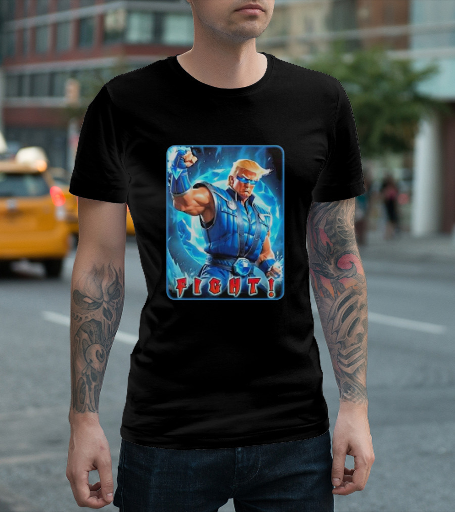 Trump Fight Style Mortal Kombat FIGHT T-Shirt