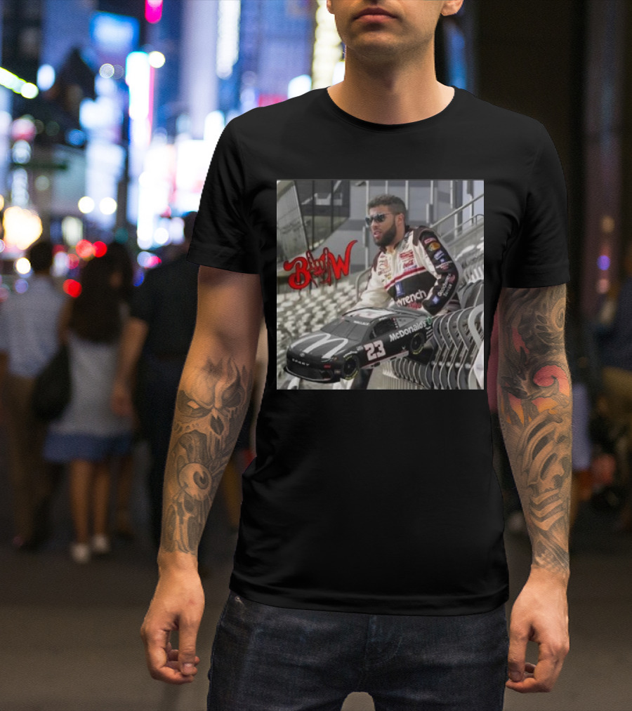 Bubba Wallace BW 23 McDonald's Racing Car Stanthemanx3 Coke Zero 400 T-Shirt