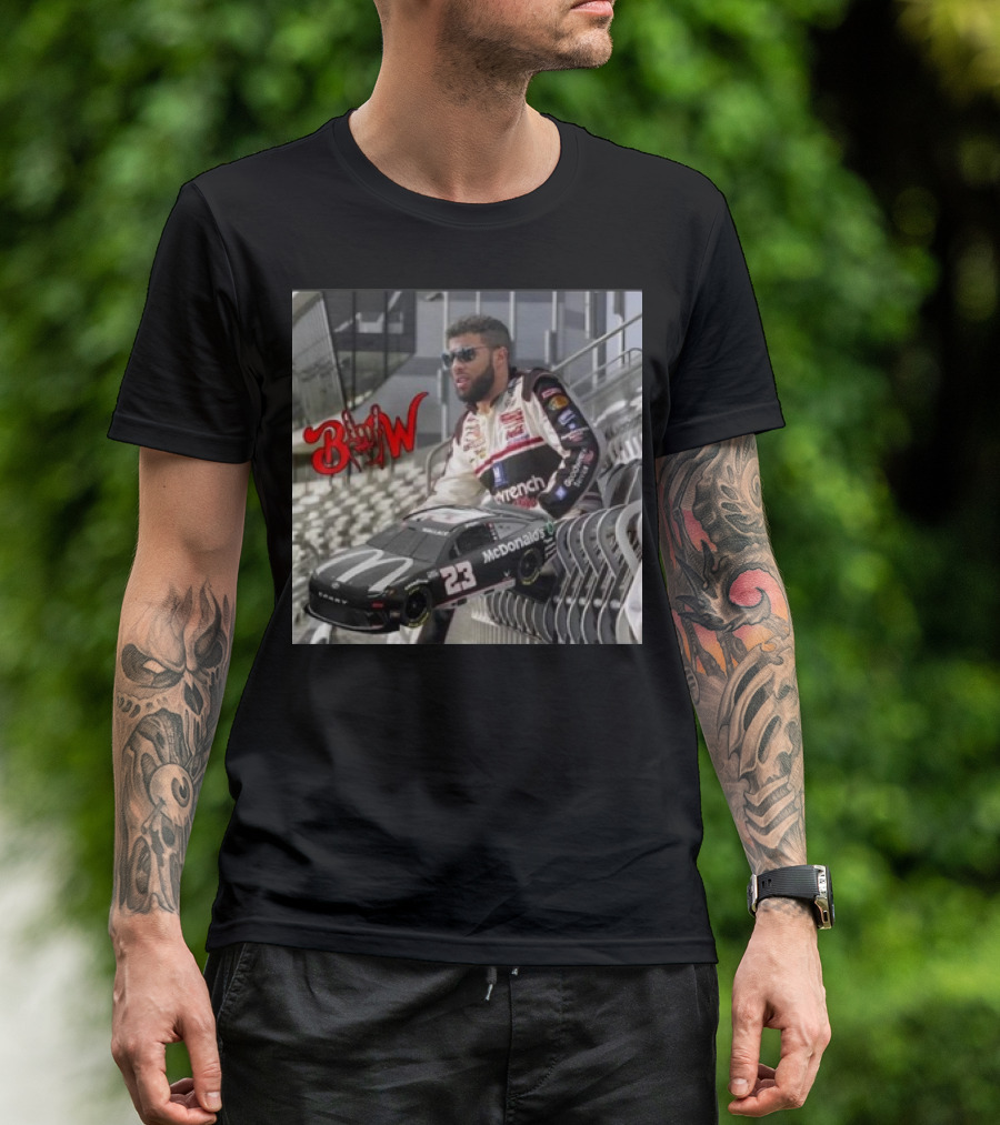 Bubba Wallace BW 23 McDonald's Racing Car Stanthemanx3 Coke Zero 400 T-Shirt