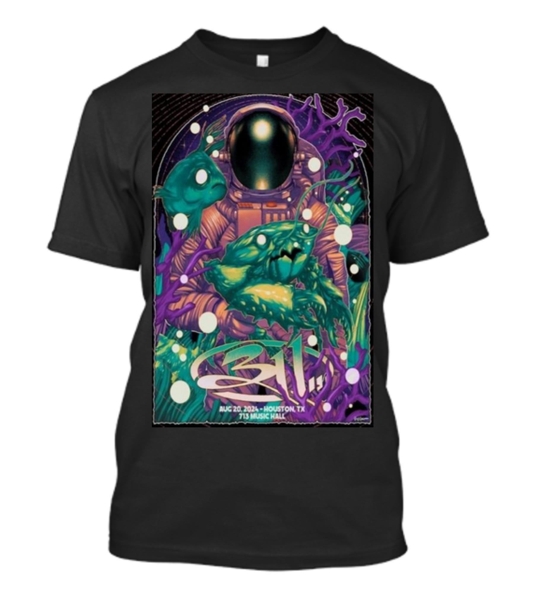 311 Space Theme 713 Music Hall Houston Aug 20 T-Shirt