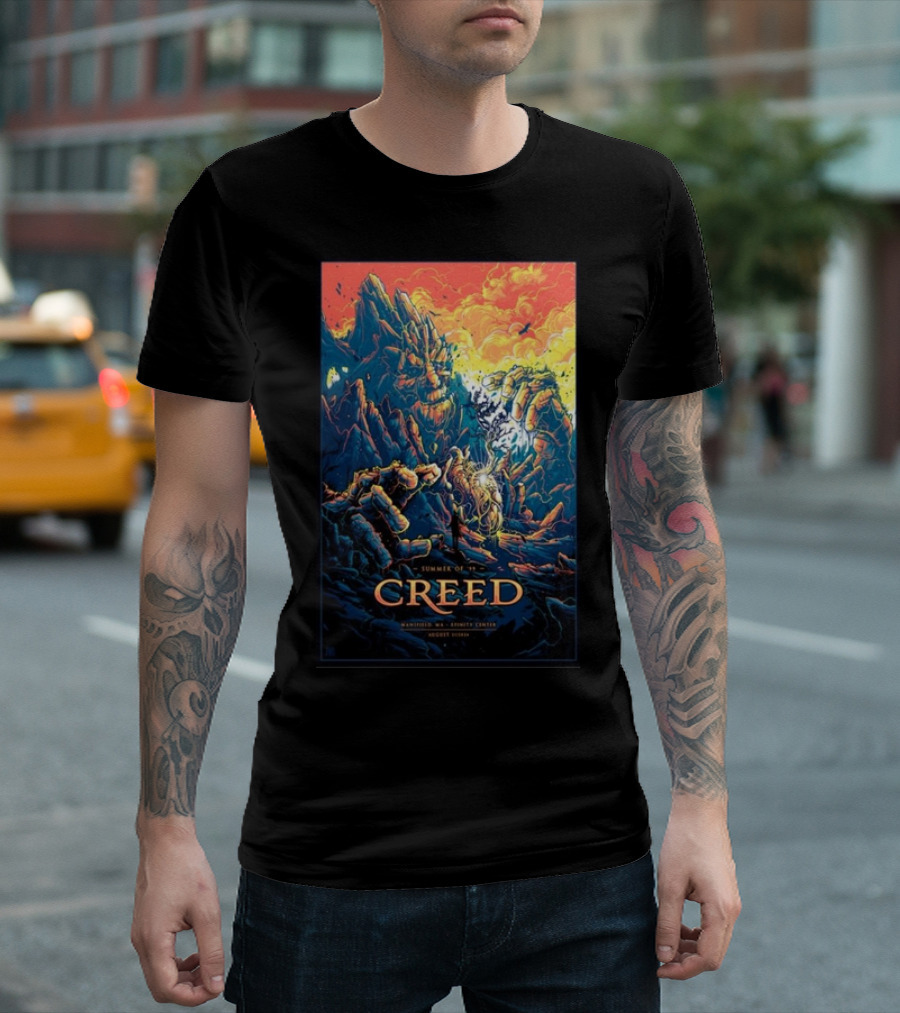 Summer of '99 Creed Xfinity Center Mansfield MA August 21 T-Shirt