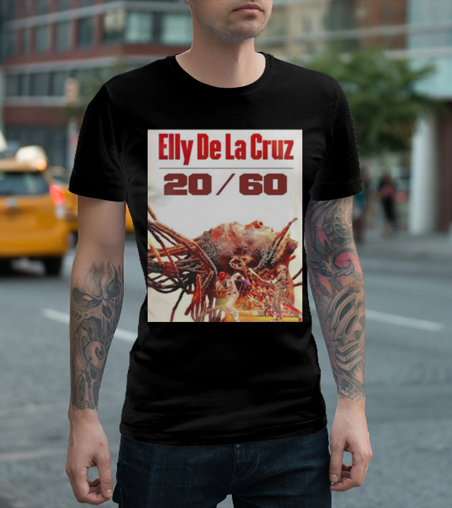 Elly De La Cruz 20/60 Cincinnati Reds Performance T-Shirt