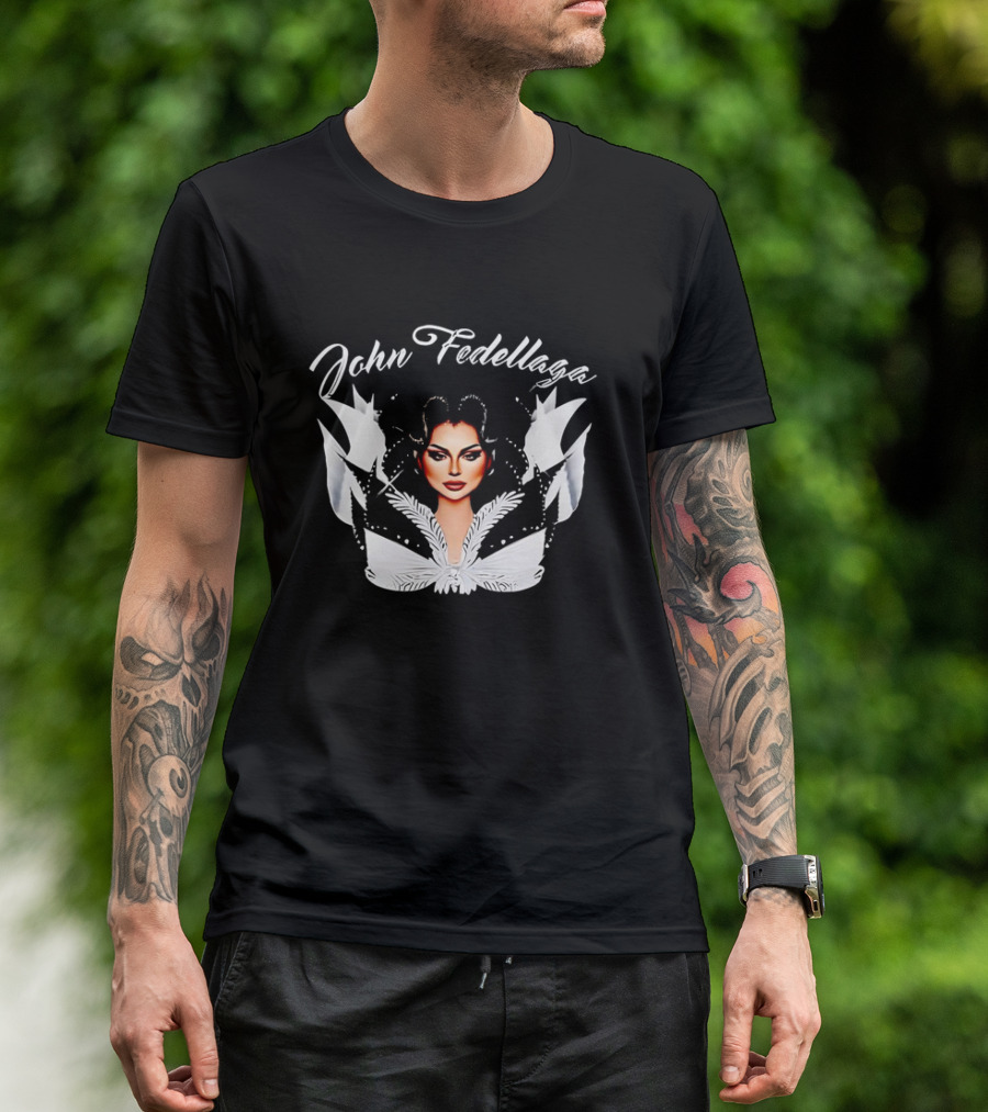 John Fedellaga White Feather Queen T-Shirt